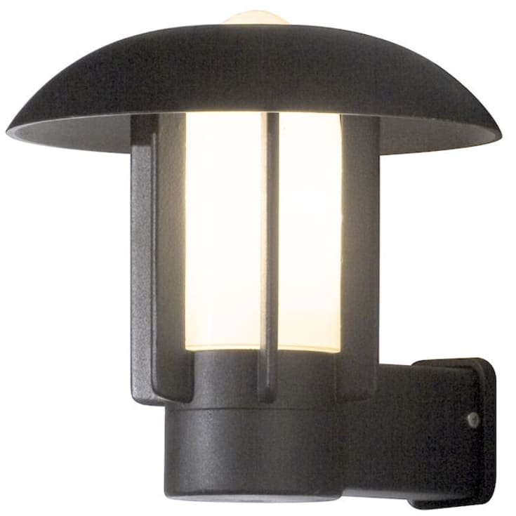 Konstsmide Heimdal vägglampa utomhus, svart
