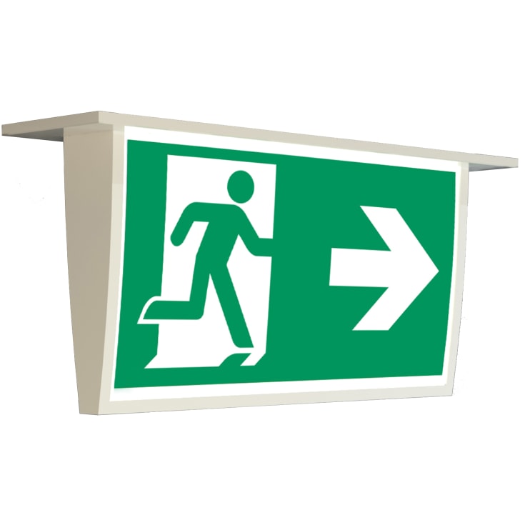 Flugtvejsarmatur Multiled KMU003-AT med piktogram