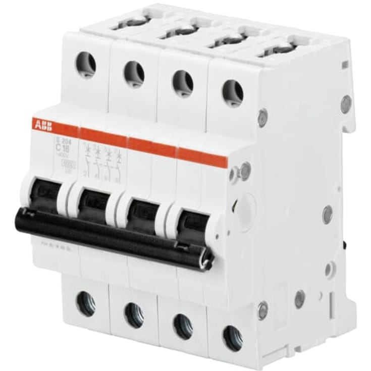 Strömbrytare C 50A 4P, 6kA, S204-C50