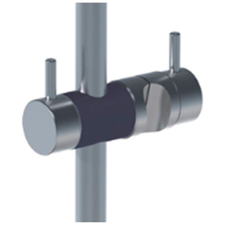 Vola holder til bruserstang 859, krom