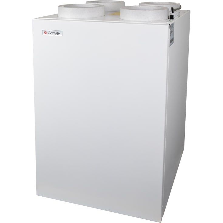 Genvex ECO 375 Tl ventilasjonssystem med varmegjenvinning, PET-veksler, Ø160 mm
