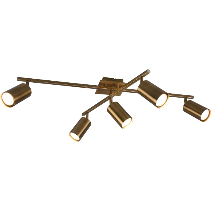 Trio Lighting Marley taklampa, mässing