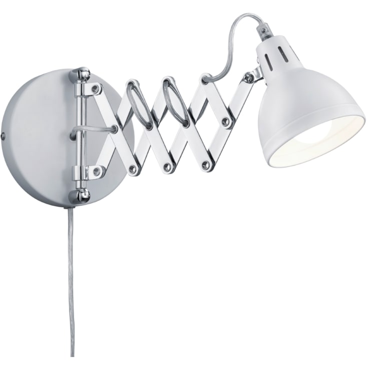 Trio Lighting Scissor væglampe, hvid