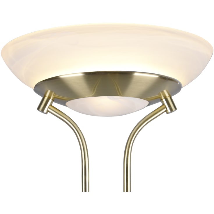 Trio Lighting Orson gulvlampe, messing