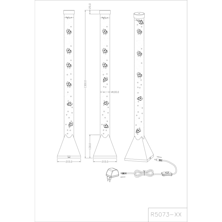 Trio Lighting Motion børne gulvlampe
