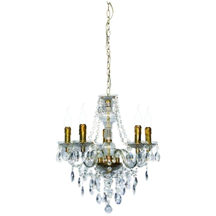 Trio Lighting Lüster lysekrone, 5 arme, bronse