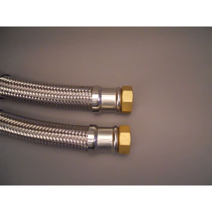 Neoperl anslutningsslang EPDM DN32 med rostfritt stålfläta 1 1/4" mutter x 1 1/4" mutter, 500 mm