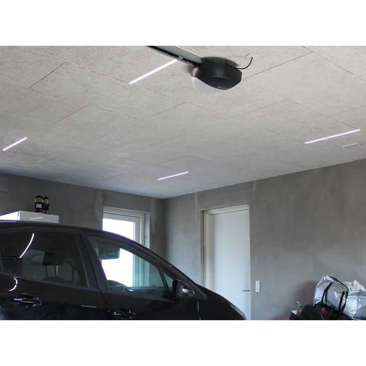 Green:ID LED troldtekt lysskinne, 60cm, 4000K
