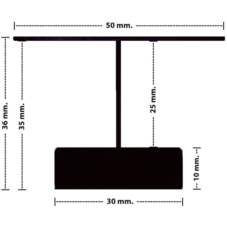 Green-ID LED Troldtekt Lysskinne 120 cm, underforsænket, 3000K, 1-10V