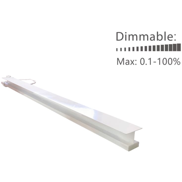 Green-ID LED Troldtekt Ljusskena 60 cm, infälld, 4000K
