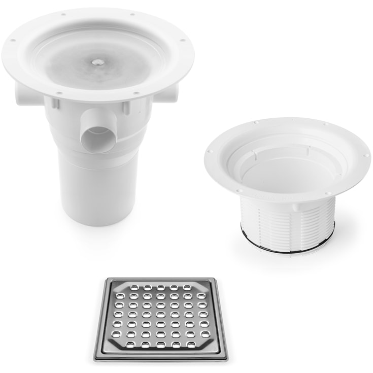 Jafo gulvafløb uni komplet lodret ø110mm
