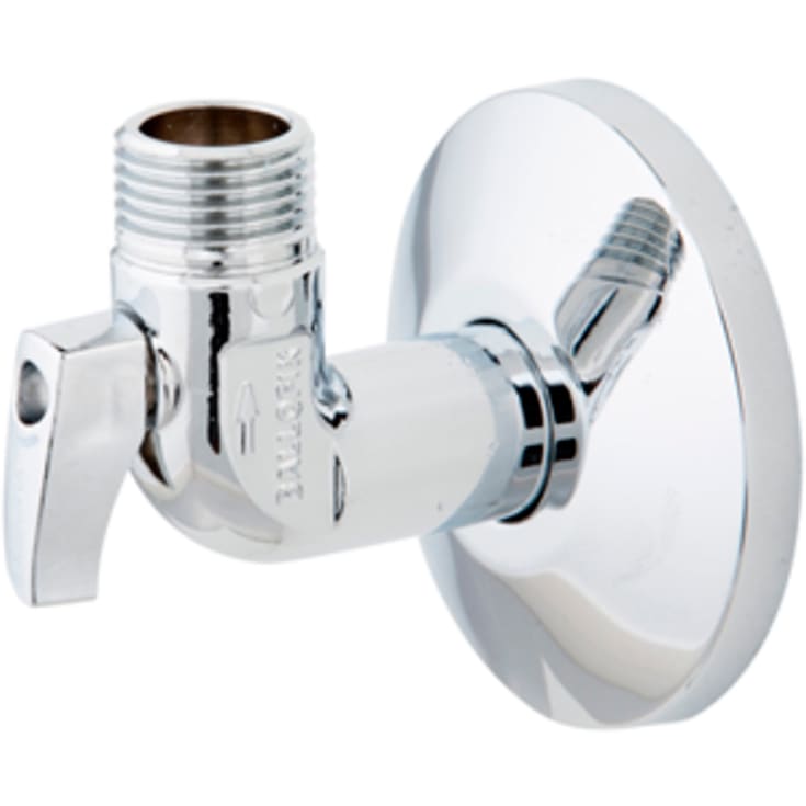 Ballofix kuglehane vinkel 1/2" nippel/nippel m/kontraventil