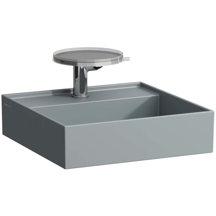 Kartell Laufen servant, 46x46 cm, matt grafitt