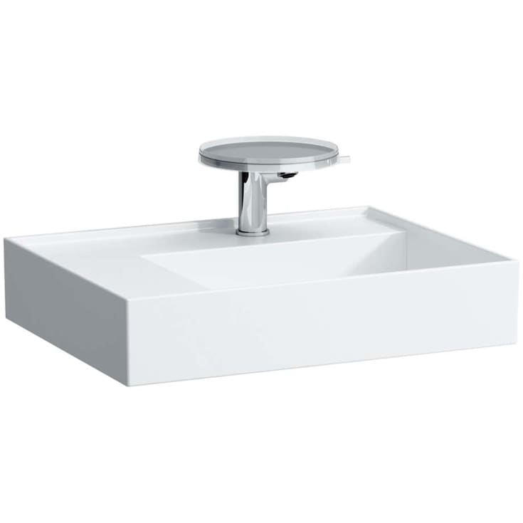 Kartell Laufen tvättställ, 60x46 cm, höger, vit