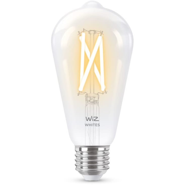 6 stk WiZ E27 LED klar Filament rørpære - kold til varm