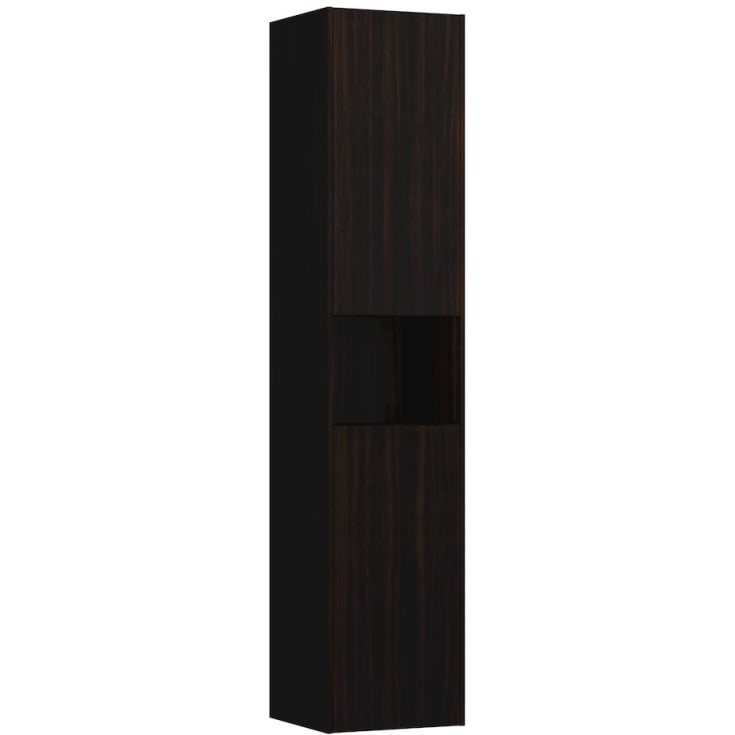 Laufen Base højskab, 35x165 cm, højre, mørk elm