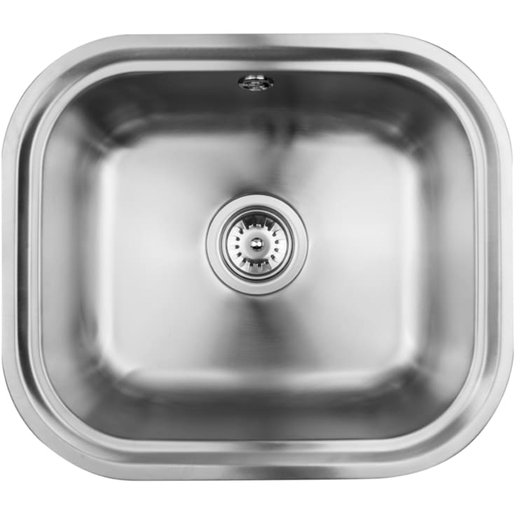 Secher Varde 400 kjøkkenvask, 47x41 cm, rustfritt stål