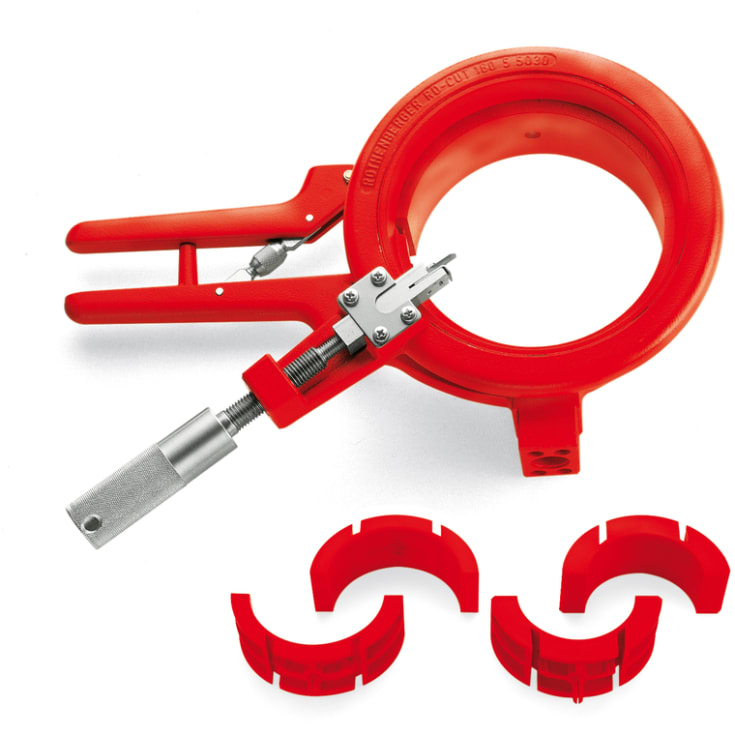 Rothenberger ROCUT 160 rørkutter i plast i etui