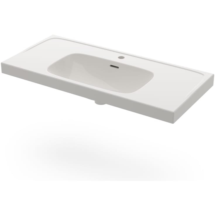 Svedbergs Deep håndvask, 100x46 cm, hvid