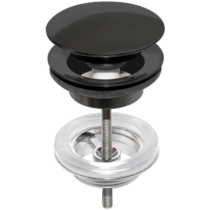 Gustavsberg Epic bundventil, push-open, mat sort