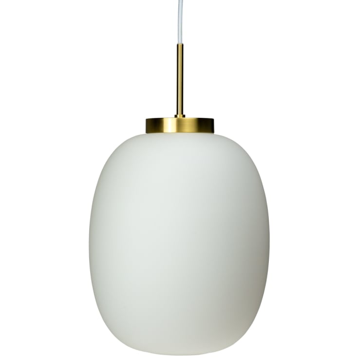 DL39  pendel Opal/ messing