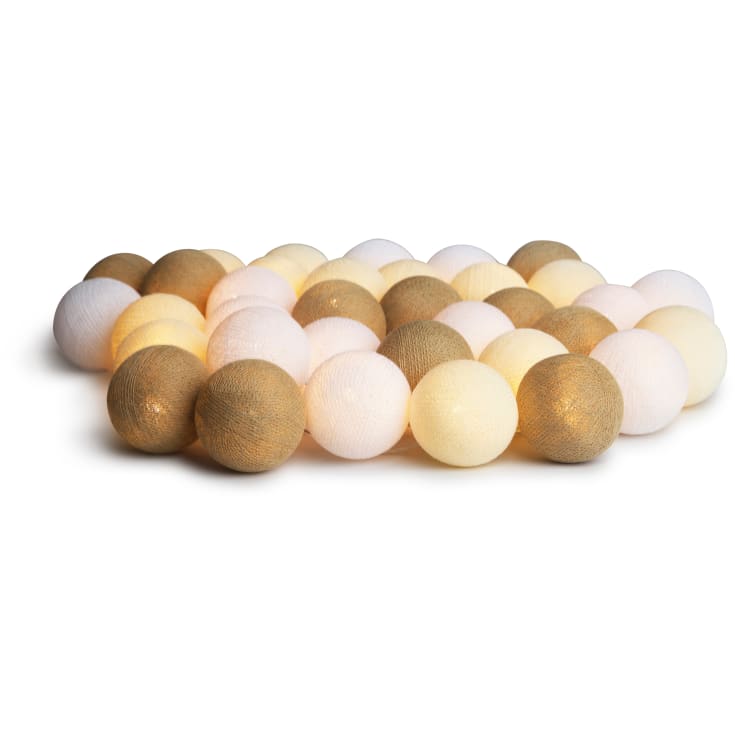 Iris Lights Creamy White lyskjede, 20 kuler