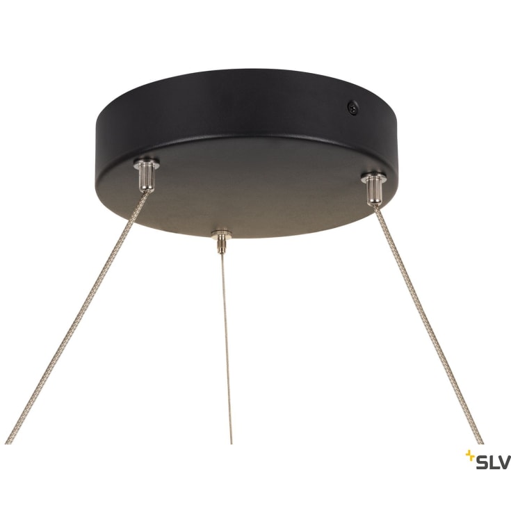 SLV One pendel, Ø80 cm, sort