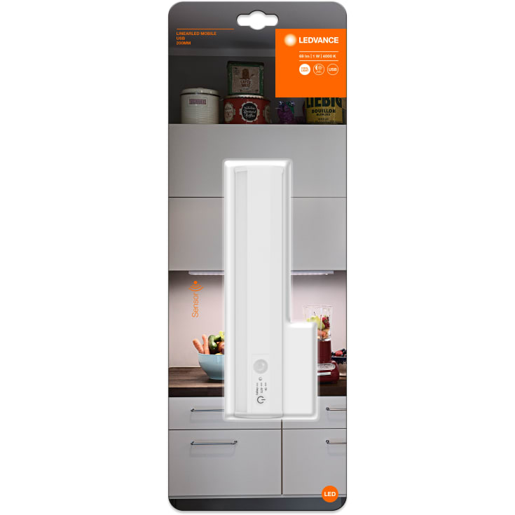 Ledvance Linear genopladelig underskabsbelysning, 20 cm