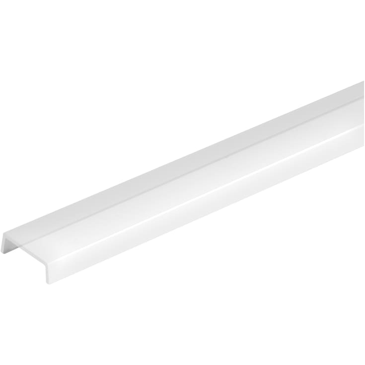Ledvance dekkskinne for medium aluprofil 1 og flat aluprofil 1, opal, 1 meter