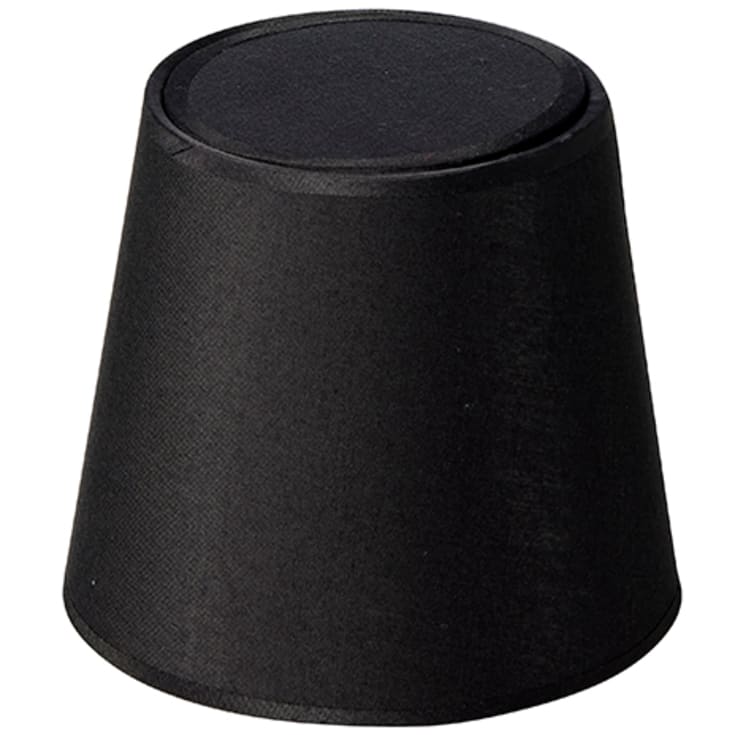 Nielsen Light Emma Domus lampeskærm, sort/kobber, H13,5 cm
