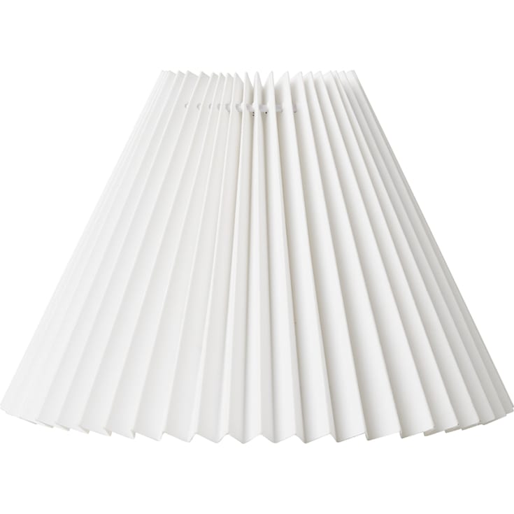 Plisseskærm Emma Piso væg/pendel side 18 cm hvid