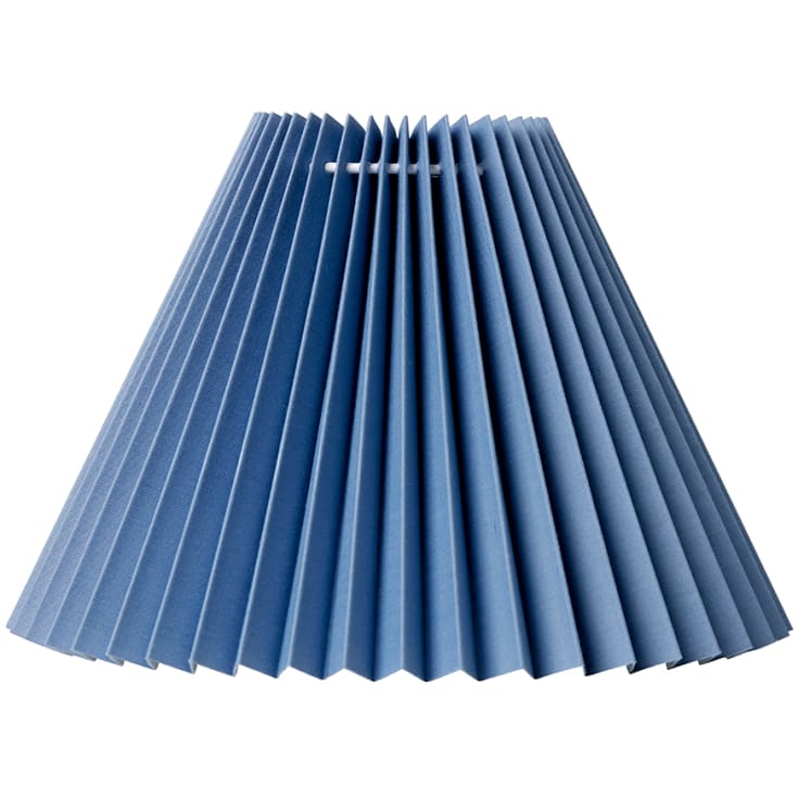 Plisseskærm Emma Piso væg/pendel side 18 cm blå