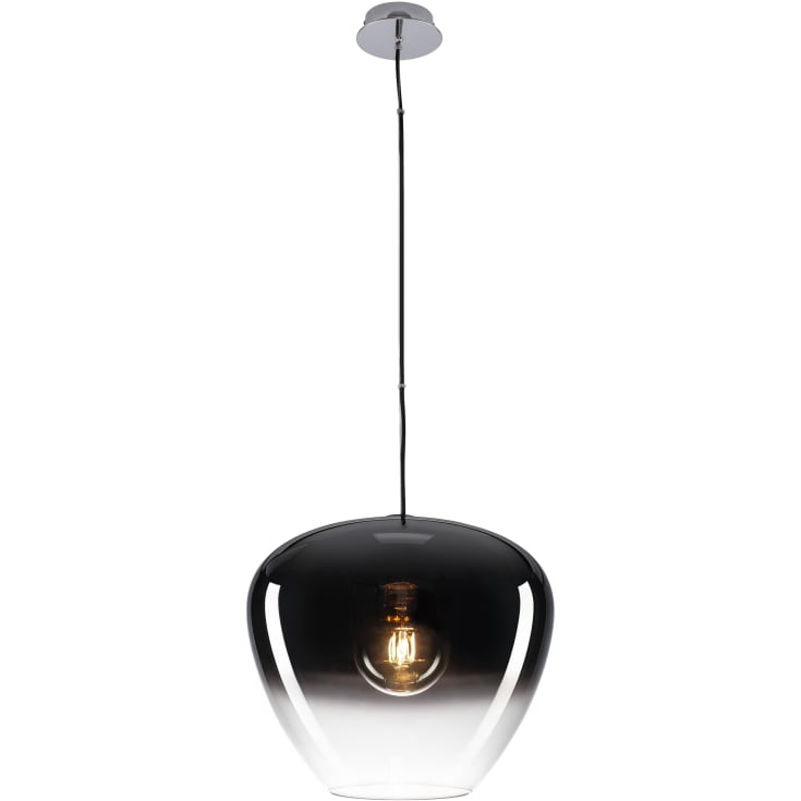 SLV Pantilo Convex pendellampa, krom, Ø40 cm