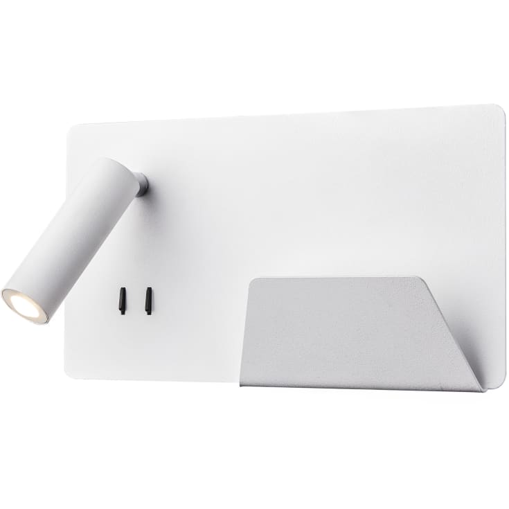 Somnila Spot Indoor LED Vägglampa 3000K Vit Höger m/Usb Anslutning