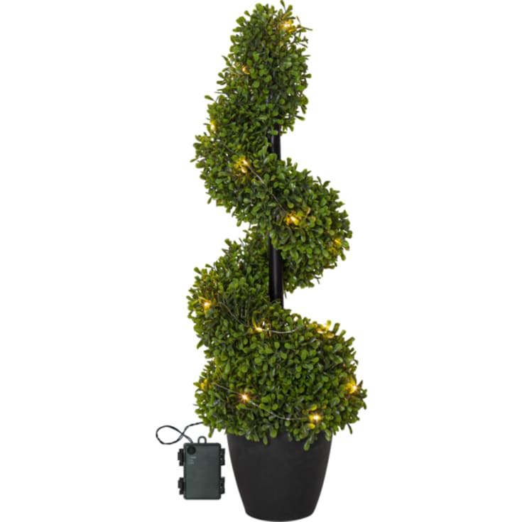 2 stk Star Trading Buxbom lystre, 65 cm
