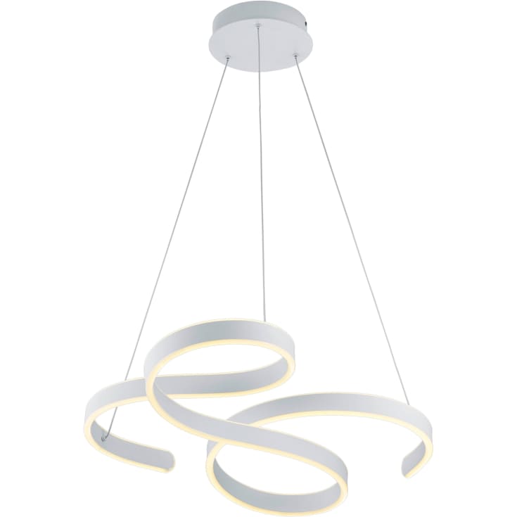 Trio Lighting Francis pendellampa, vit