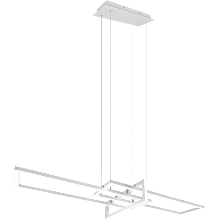 Trio Lighting Salinas pendellampa, vit