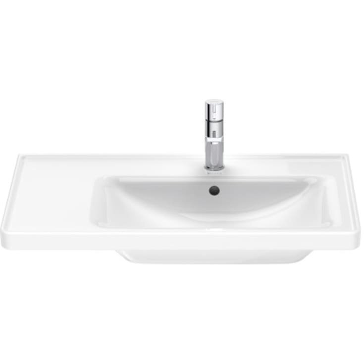 Duravit D-Neo håndvask, 80x48 cm, højre, hvid