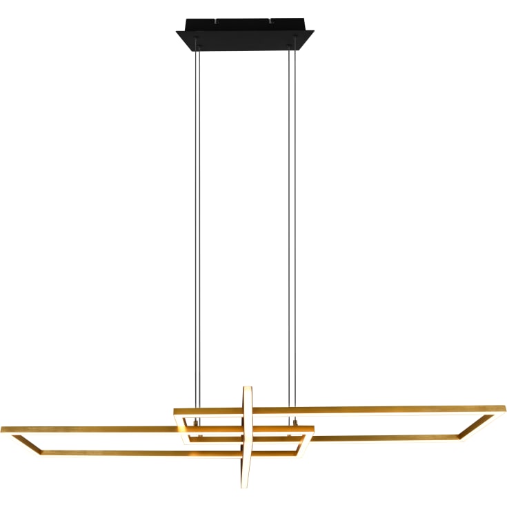Trio Lighting Salinas pendellampa, mässing