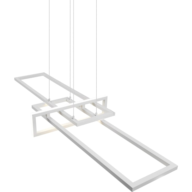 Trio Lighting Salinas pendellampa, vit
