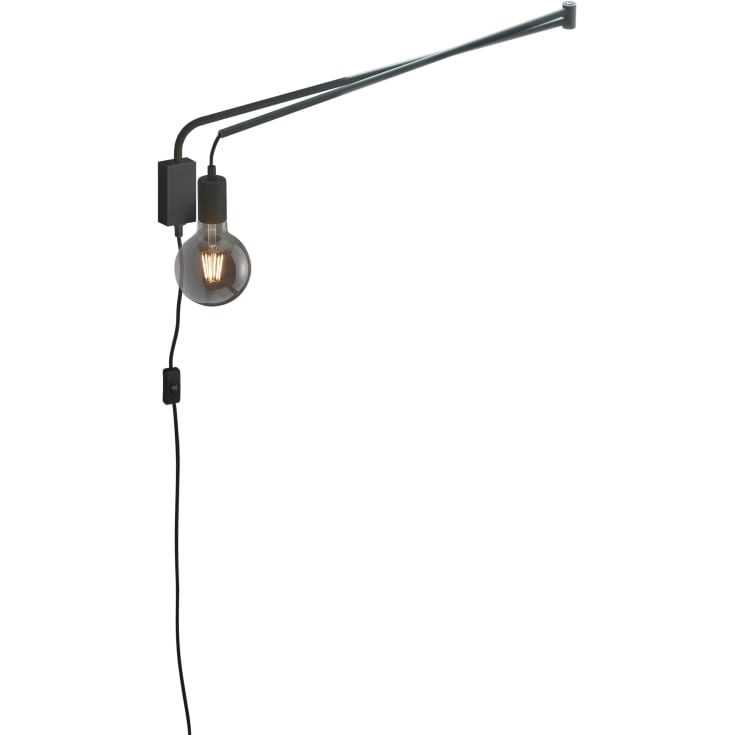 Trio Lighting Line vägglampa, svart
