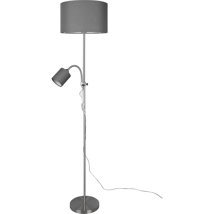 Trio Lighting Owen golvlampa, grå