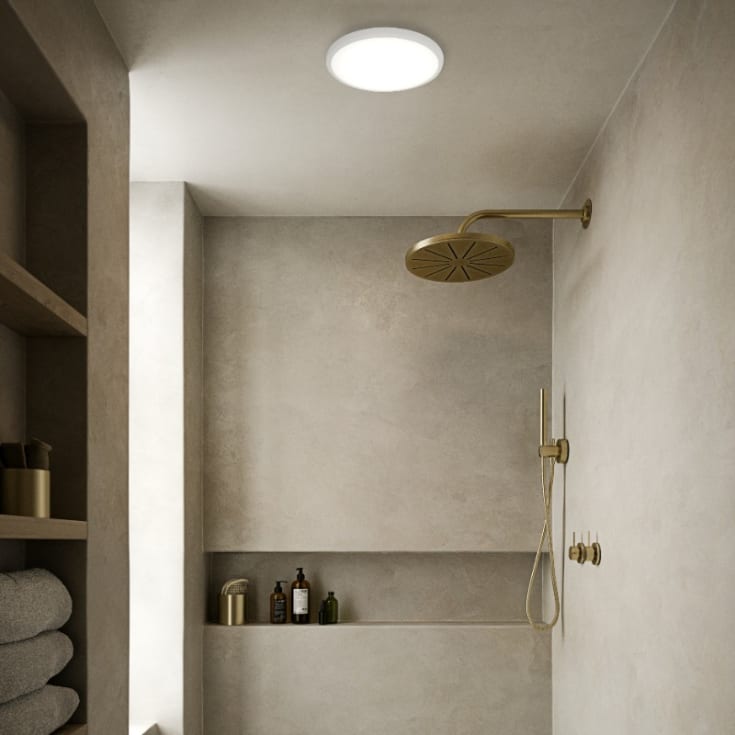 Nordlux Smart Oja plafond, hvit, Ø29 cm