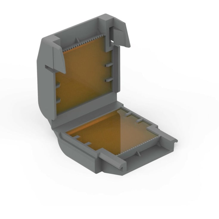 4 stk Gelboks for kabler, med gel; Serie 221 maks. 6 mm² kontaktstørrelse 2