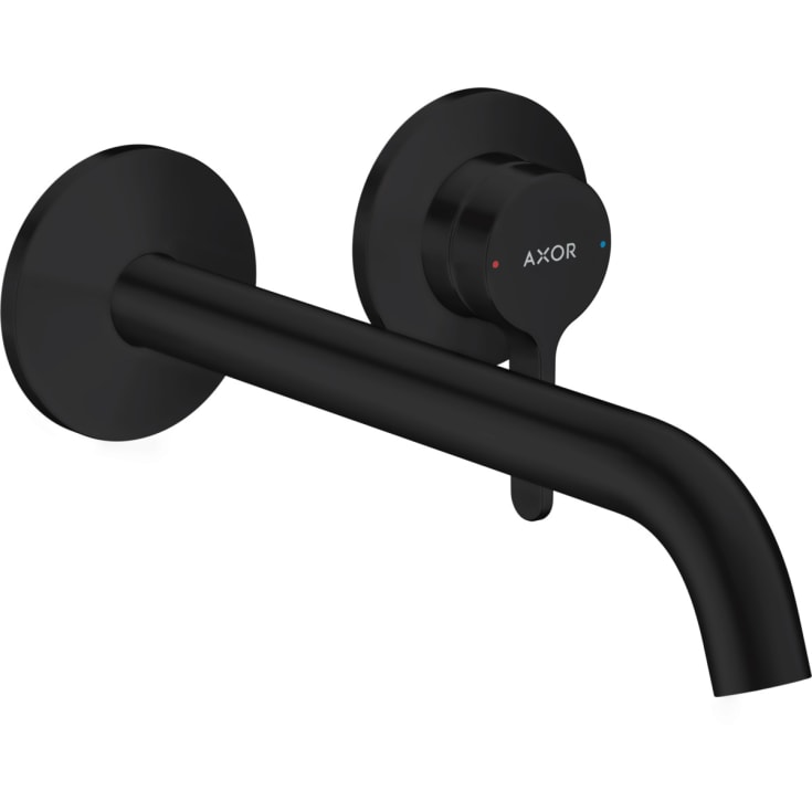 Axor One håndvaskarmatur, mat sort
