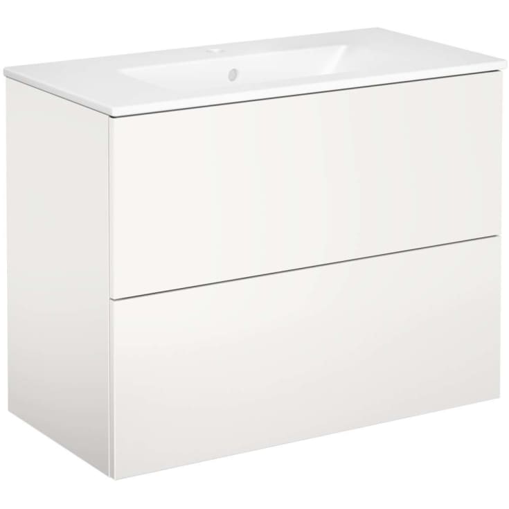 Gustavsberg Graphic Base møbelpakke, 80x41 cm, hvit