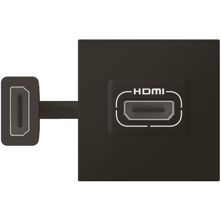 Mosaic AV HDMI uttag förlängare 15cm kabel 2M svart