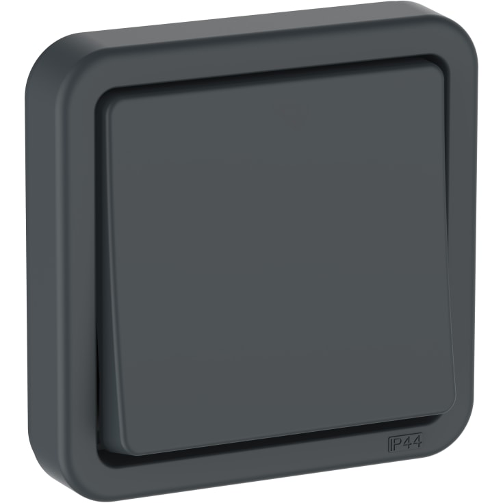 LK Opus 74 udendørs afbryder, 1-pol, antracit