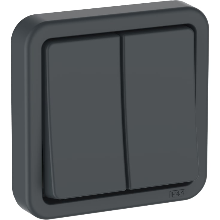 LK Opus 74 Afbryder krone, Antracit