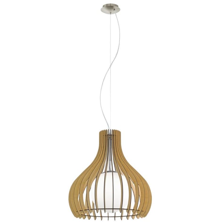 Eglo Tindori pendel, ahorn, Ø50 cm